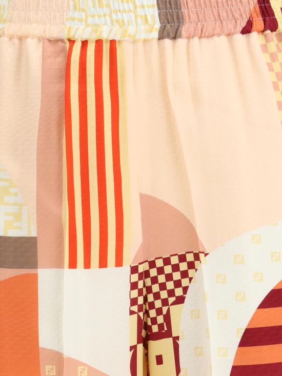 25FW 펜디 스트레이트 팬츠 FR6494AUQM F1SAW MULTICOLOUR - FENDI