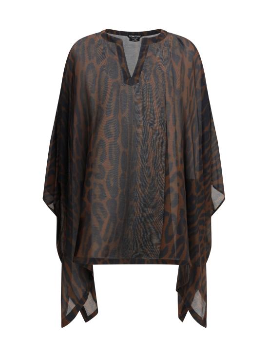 25FW 톰포드 숏 원피스 KF0053FAP242 XBLKB BROWN