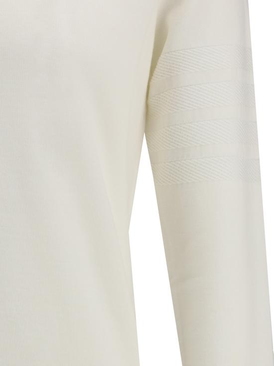 25FW 톰브라운 스웨터 MKA566AY1055 100 WHITE - THOM BROWNE