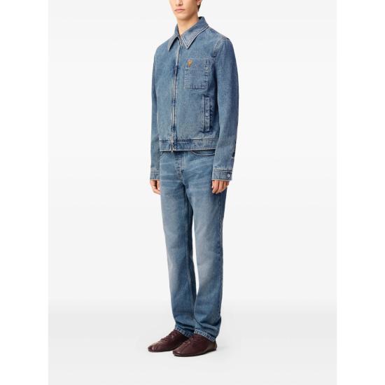 25FW 아미 데님 자켓 HJK835DE0046480 BLUE DOM - AMI