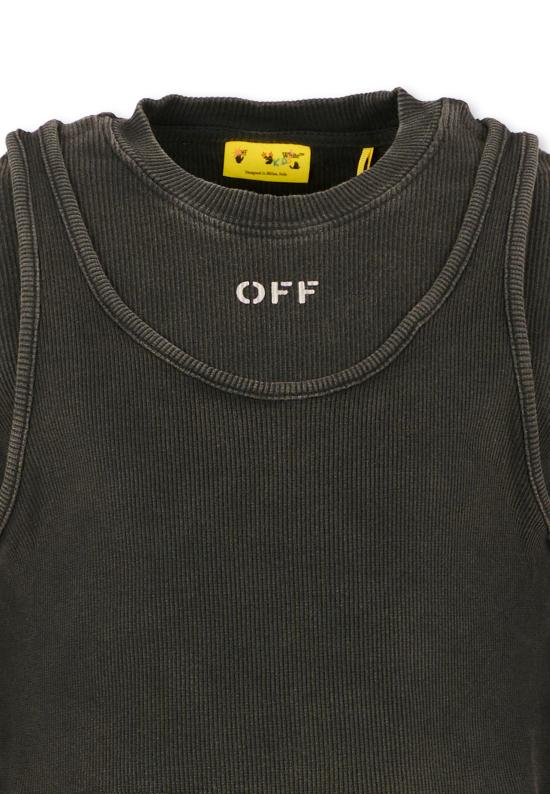 25FW [키즈] 오프화이트 탑 OGAB00BF25JER0010701 GREY - OFF WHITE