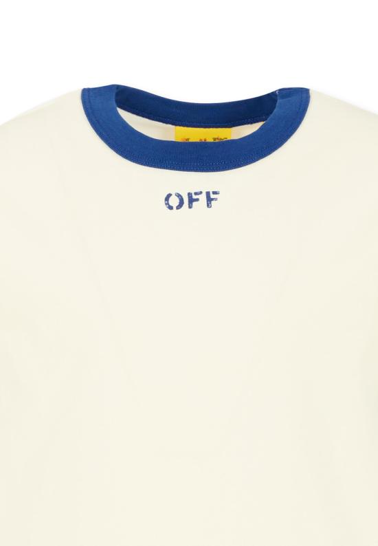 25FW [키즈] 오프화이트 티셔츠 OGAA01AF25JER0010145 IVORY - OFF WHITE