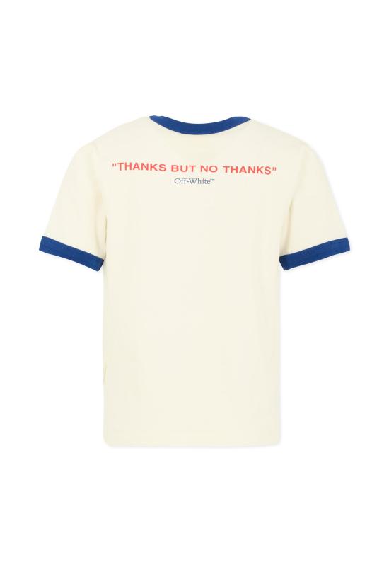 25FW [키즈] 오프화이트 티셔츠 OGAA01AF25JER0010145 IVORY - OFF WHITE