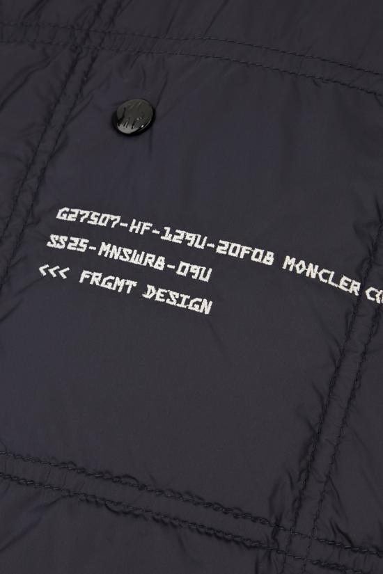 25SS 몽클레어 몽클레르 x 프라그먼트 바일레 팩커블 다운 질레 1A00016M6114 742 Blu scuro - MONCLER