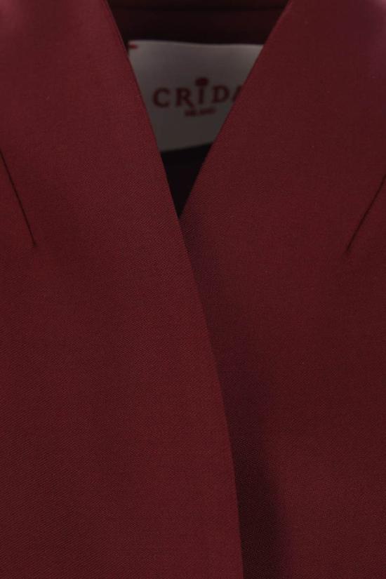 25FW 끄리다 수트 자켓 GRACEBORDEAUX Red - CRIDA