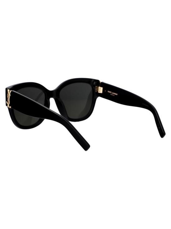 25FW 생로랑 안경 SL M95 F 001 SUNGLASSES 001 BLACK BLACK GREY - SAINT LAURENT