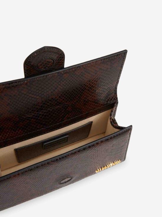25FW 자크뮈스 토트백 24HBAW00007AC05A01 880DARKBROWN SNAKE - JACQUEMUS