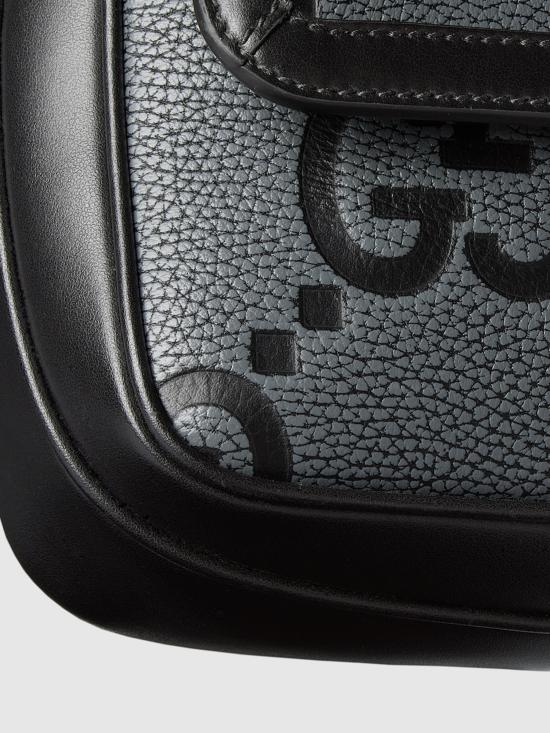 25FW 구찌 GG 점보 로고 크로스백 794088AAECE1046 GRAY DOM - GUCCI