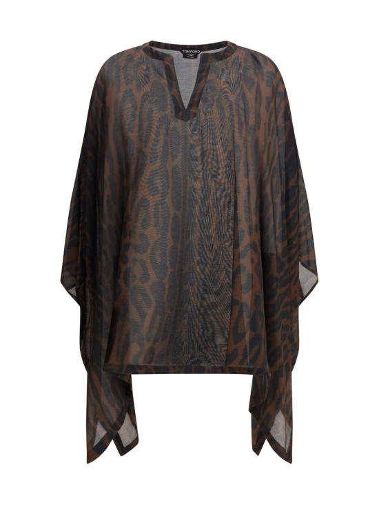 25FW 톰포드 미디 원피스 KF0053FAP242 XBLKB BROWN