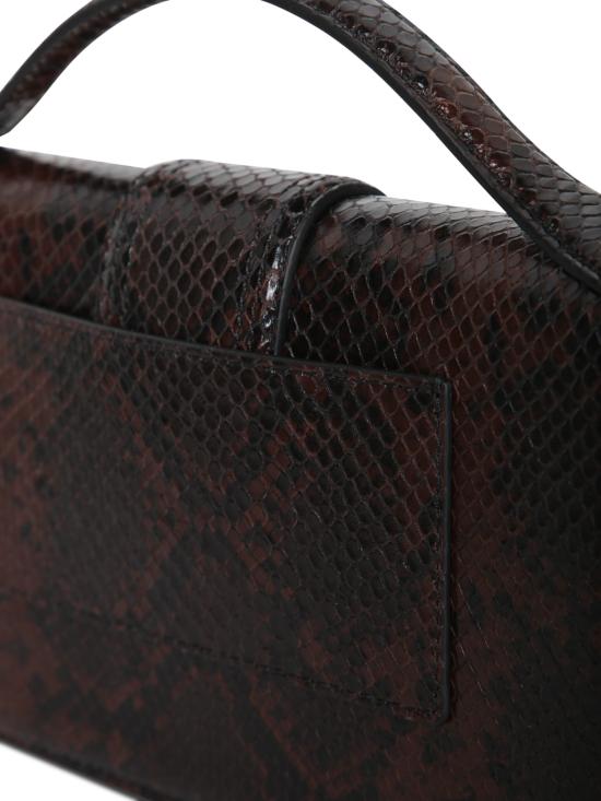 26FW 자크뮈스 라지 밤비노 크로스바디 플랩 백 BAW00007 AC05A01 880 Brown - JACQUEMUS