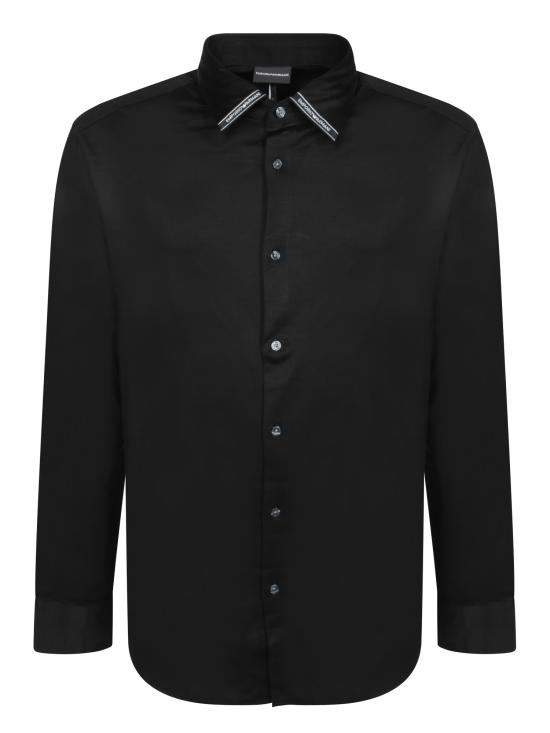 26FW 엠포리오 아르마니 긴팔 셔츠 EM003055 AF10761 UC001 Black