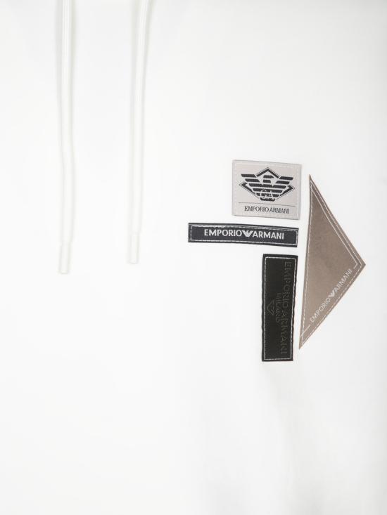 26FW 엠포리오 아르마니 긴팔 티셔츠 EM003587 AF10013 U0003 White - EMPORIO ARMANI