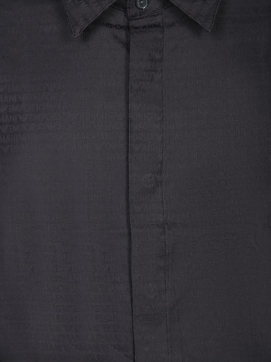 26FW 엠포리오 아르마니 긴팔 셔츠 EM003755 AF18123 FC203 Black - EMPORIO ARMANI
