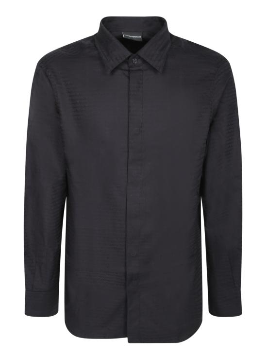 26FW 엠포리오 아르마니 긴팔 셔츠 EM003755 AF18123 FC203 Black