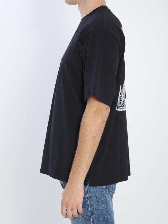 25FW 오프화이트 반팔 티셔츠 OMAA120F25 BLACK - OFF WHITE