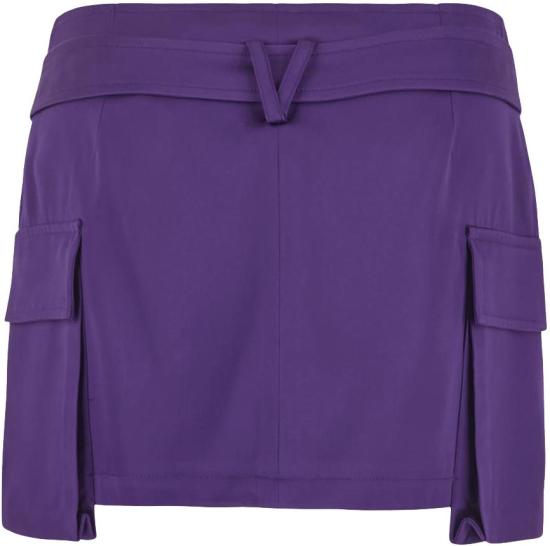  베르사체 미디 스커트 10100361A068381LD60 PURPLE - VERSACE