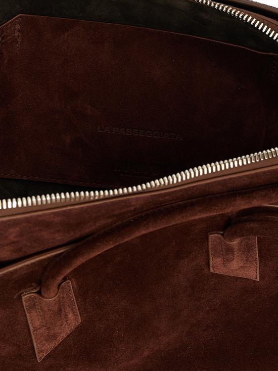 25FW 디 아티코 라 파세지아타 미디엄 탑 핸들 백 250WAH00054850 Brown - THE ATTICO