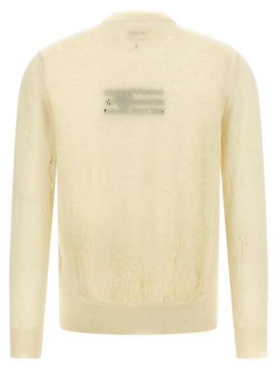 25FW MM6 메종마르지엘라 가디건 SH0HL0033M13134103 Beige - MM6 MAISON MARGIELA
