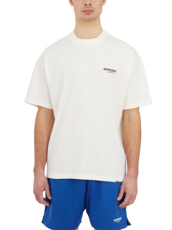 26SS 리프레젠트 반팔 티셔츠 MOCM41114072 White