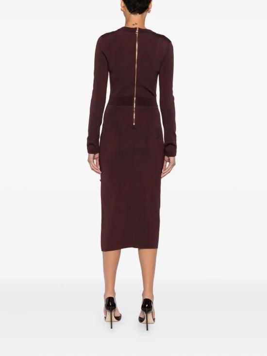 25FW 엘리자베타프랜치 미디 원피스 AM28S57E2 EA4 MERLOT - ELISABETTA FRANCHI