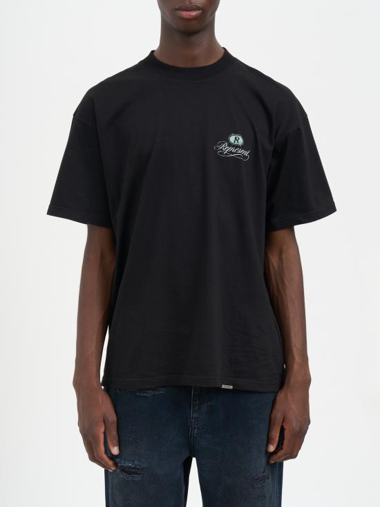 25FW 리프레젠트 반팔 티셔츠 MMLM10045001 Black