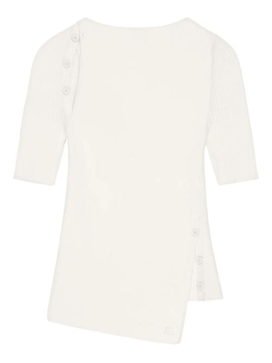 25FW 쿠레쥬 반팔 티셔츠 425MTO467FI0001 0001 HERITAGE WHITE