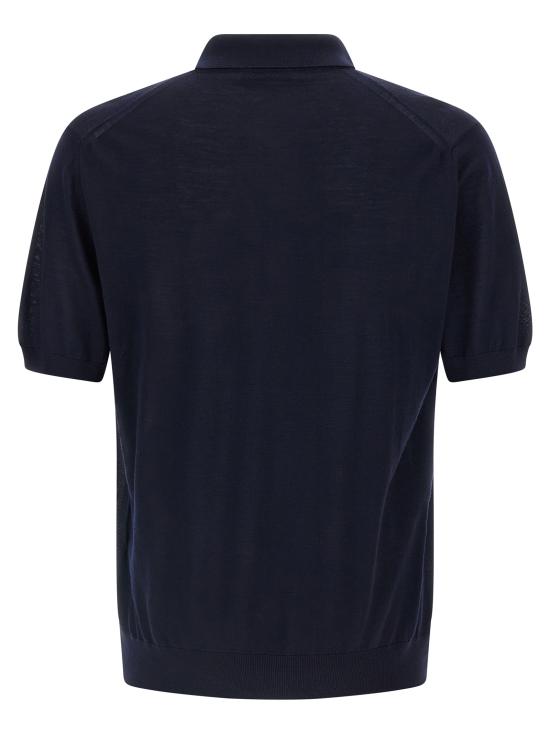 26FW 프라다 폴로 티셔츠 UMF148SOOO18DYF0008 Blue - PRADA