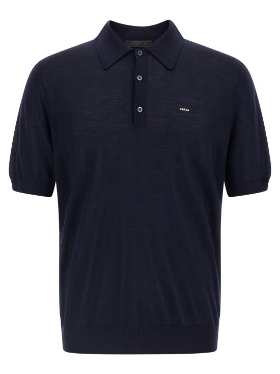 26FW 프라다 폴로 티셔츠 UMF148SOOO18DYF0008 Blue