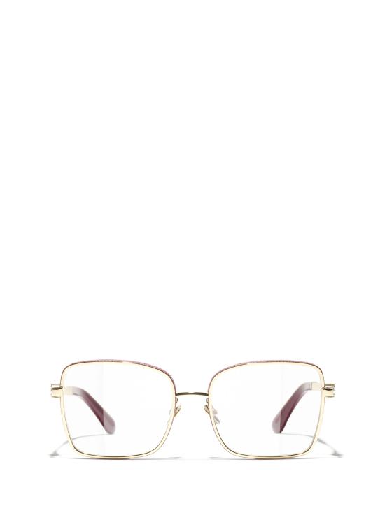 26FW 샤넬 안경 CH2219 C418 PALE GOLD