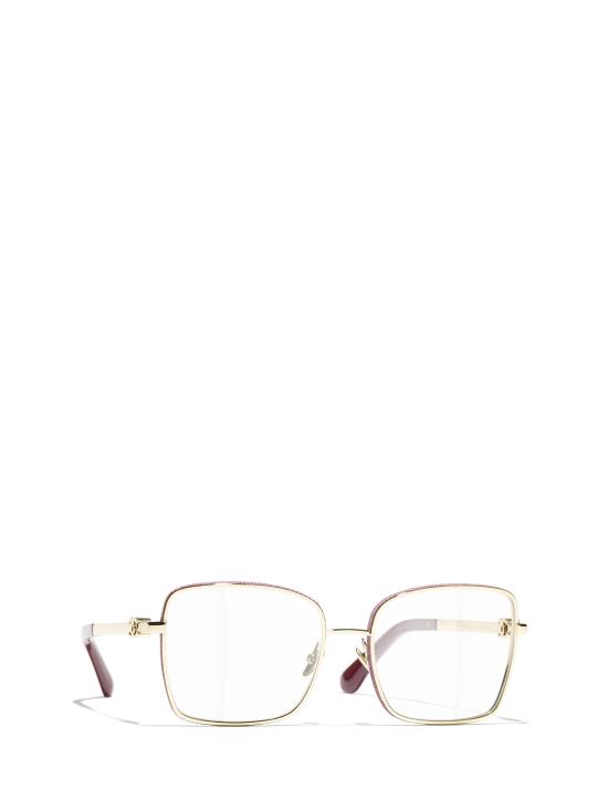 26FW 샤넬 안경 CH2219 C418 PALE GOLD - CHANEL