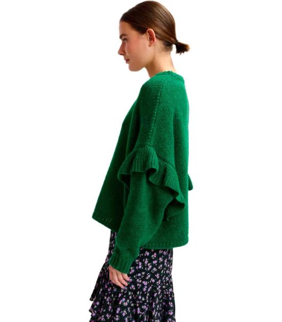 25FW 에센셜앤트워프 스웨터 IJUNE PC38 XS Green - ESSENTIEL ANTWERP