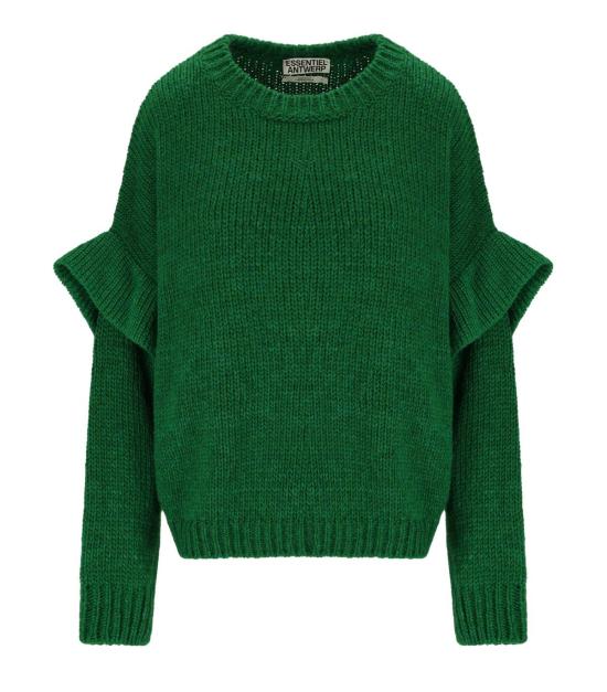 25FW 에센셜앤트워프 스웨터 IJUNE PC38 XS Green