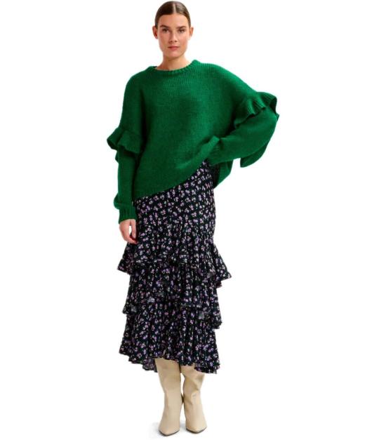 25FW 에센셜앤트워프 스웨터 IJUNE PC38 XS Green - ESSENTIEL ANTWERP