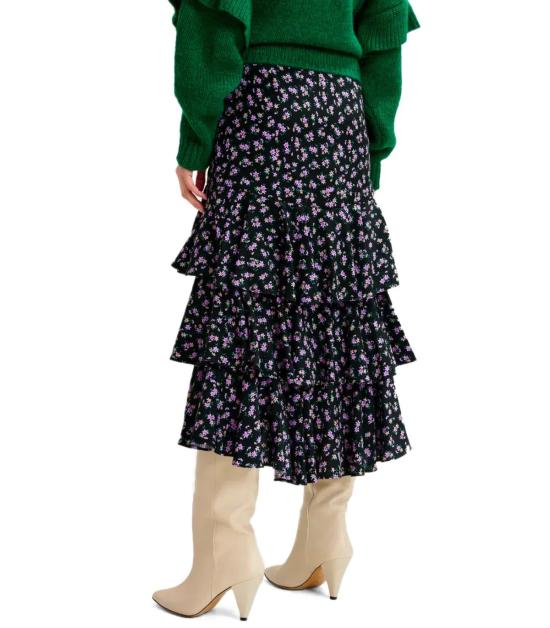 25FW 에센셜앤트워프 롱 스커트 ILANA I2BL 34 Black - ESSENTIEL ANTWERP