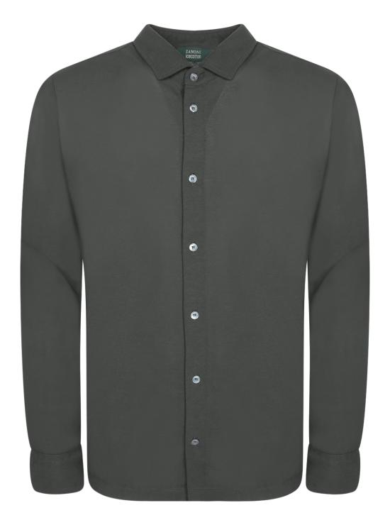 25SS 자노네 긴팔 셔츠 815137 ZG380 Z0049 Green