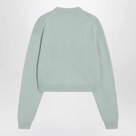 25FW 아크네 스튜디오 울 브이넥 스웨터 A60625CO Green - ACNE STUDIOS