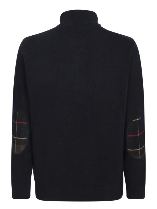 26FW 바버 집업 니트 MKN0837 NY91 Blue - BARBOUR