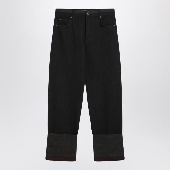 25FW 로에베 데님 팬츠 H526Y11X90CO Black
