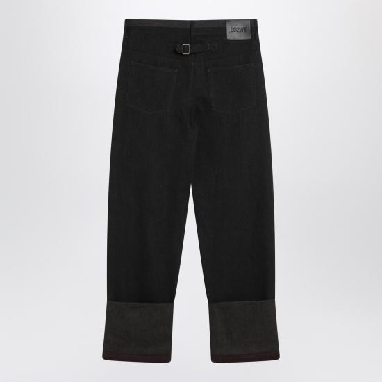 25FW 로에베 데님 팬츠 H526Y11X90CO Black - LOEWE
