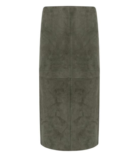 25FW 위켄드막스마라 롱 스커트 2525406022600 001 38 Green