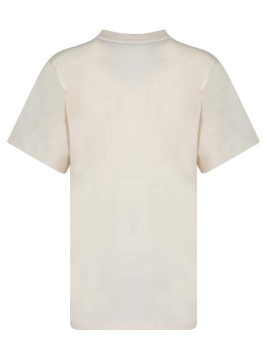 26FW 몽클레어 테디 로고 코튼 티셔츠 8C00028 89AUO 036 White - MONCLER