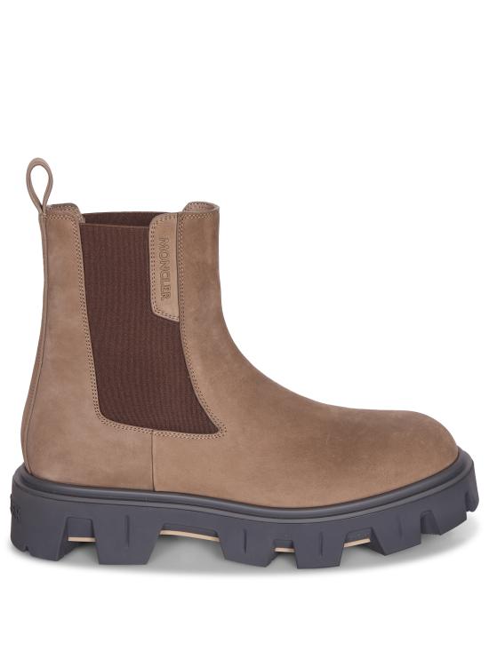 26FW 몽클레어 피크 시티 누벅 첼시 부츠 4F00060 M7373 208 Brown