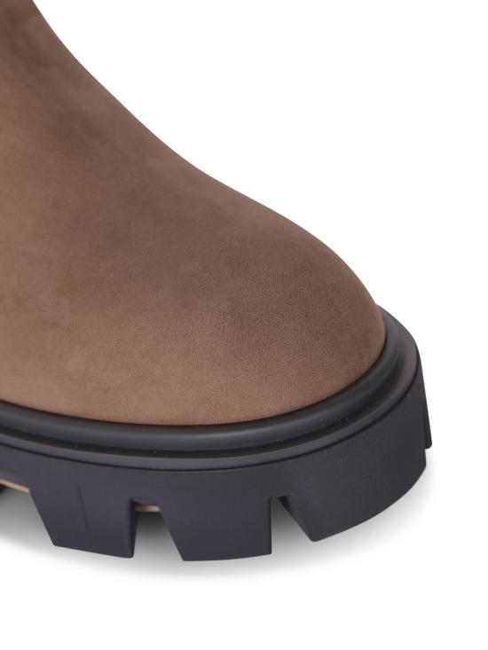 26FW 몽클레어 피크 시티 누벅 첼시 부츠 4F00060 M7373 208 Brown - MONCLER