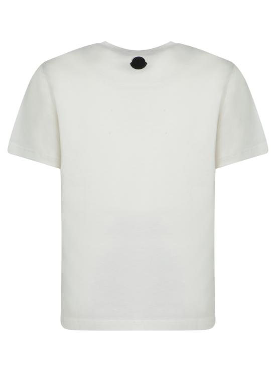 26FW 몽클레어 쓰리 디멘셔널 로고 코튼 티셔츠  8C00026 89AYW 031 White - MONCLER