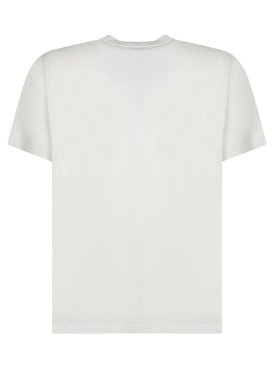 26FW 몽클레어 로고 패치 코튼 티셔츠 8C00039 89AYW 031 White - MONCLER