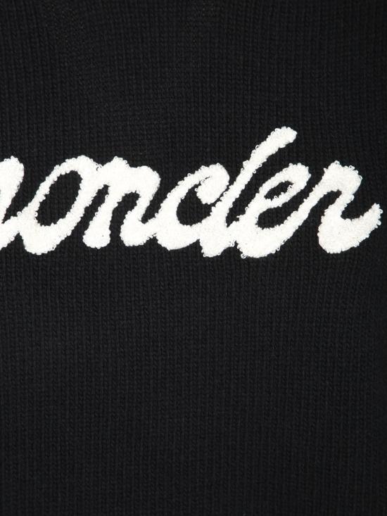 26FW 몽클레어 울 캐시미어 스웨터 9C00004 M4281 999 Black - MONCLER