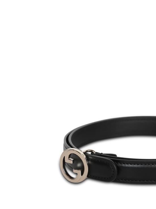 25SS 구찌 레귤러 벨트 723073 0YA0G 1000 Black - GUCCI