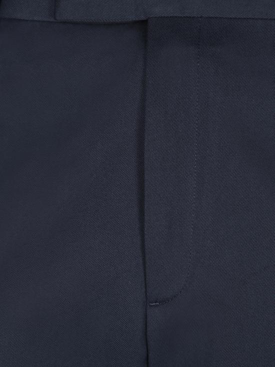 25SS 구찌 웹 디테일 코튼 개버딘 수트 팬츠 794410 ZABPQ 4020 Blue - GUCCI