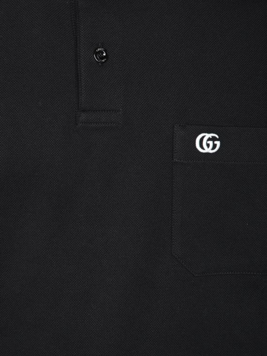 25SS 구찌 폴로 티셔츠 795174 XJG16 1000 Black - GUCCI