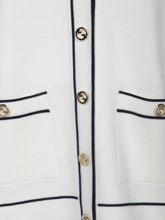 25SS 구찌 가디건 811946 XKEHH 9034 White - GUCCI